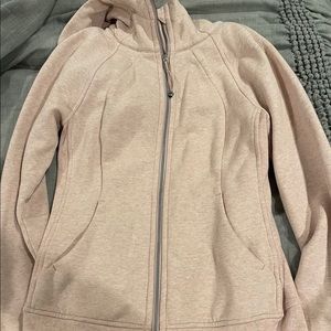 Lululemon Scubba Zip Up Hoodie Pink